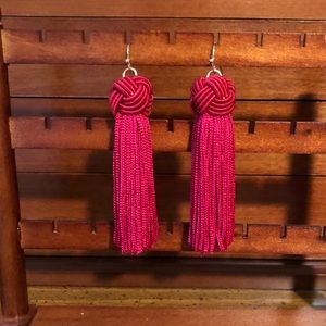 BaubleBar Jewelry - SUGARFIX by Baublebar red tassel drop earrings BaubleBar Jewelry - SUGARFIX by Baublebar red tassel drop earrings